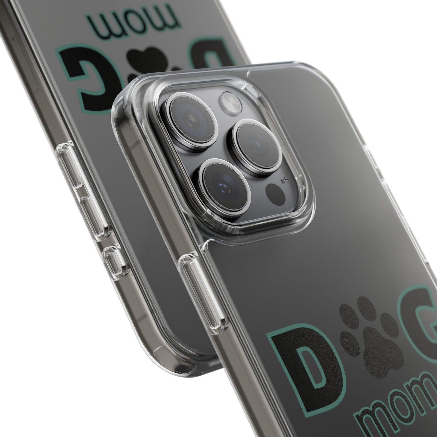 Dog Mom Clear Phone Case - Perfect Gift for Pet Lovers