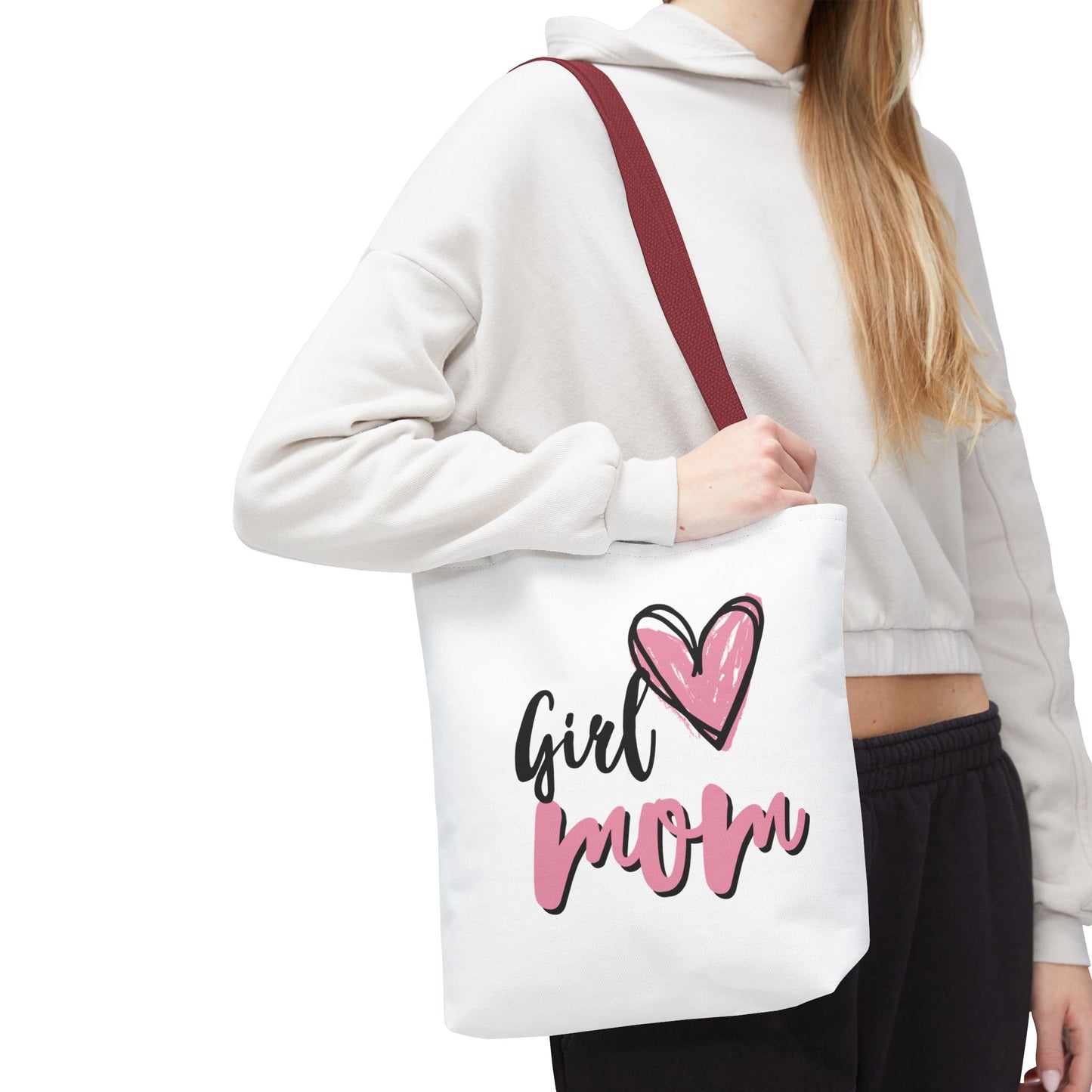 Girl Mom Tote Bag - Stylish Everyday Tote for Proud Moms