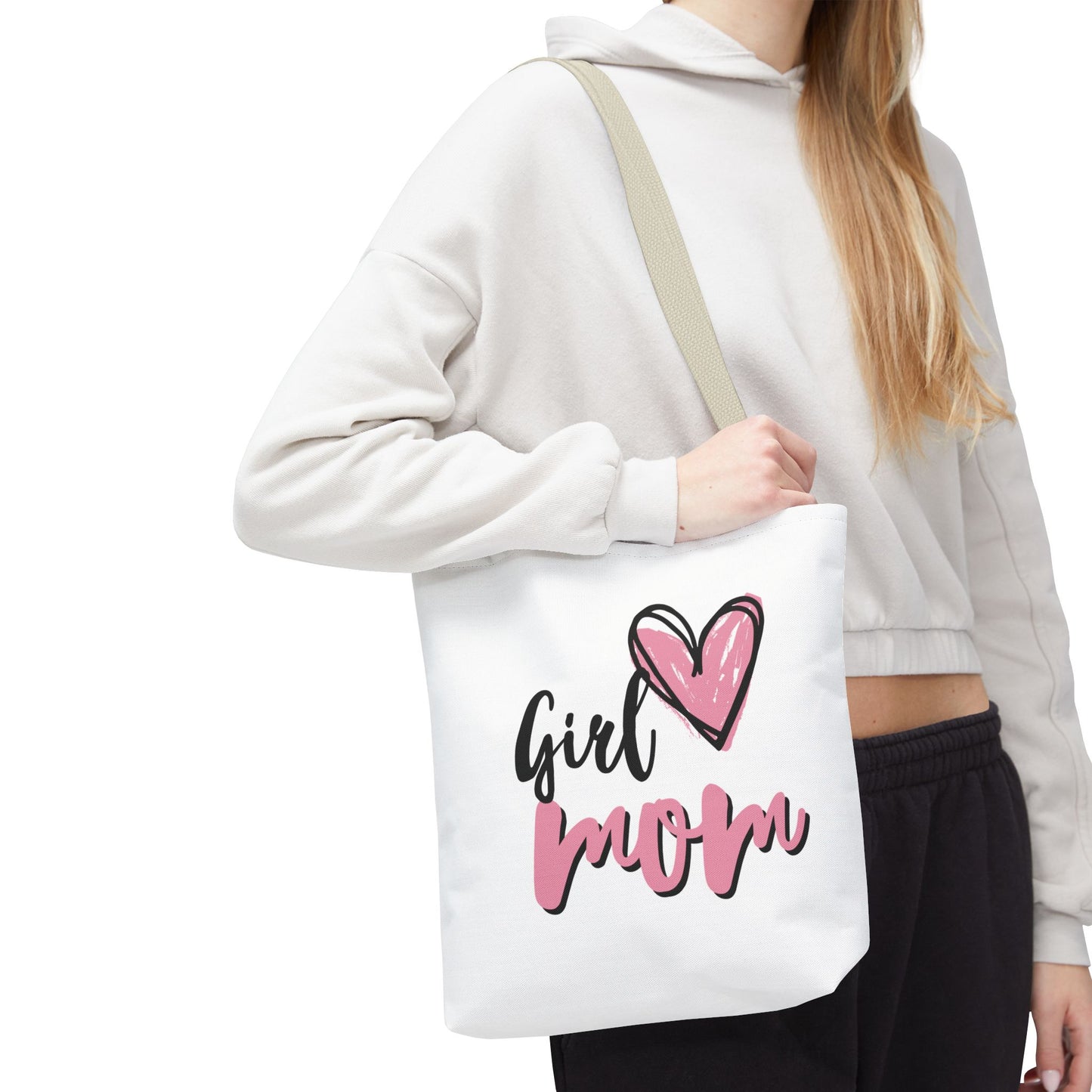 Girl Mom Tote Bag - Stylish Everyday Tote for Proud Moms