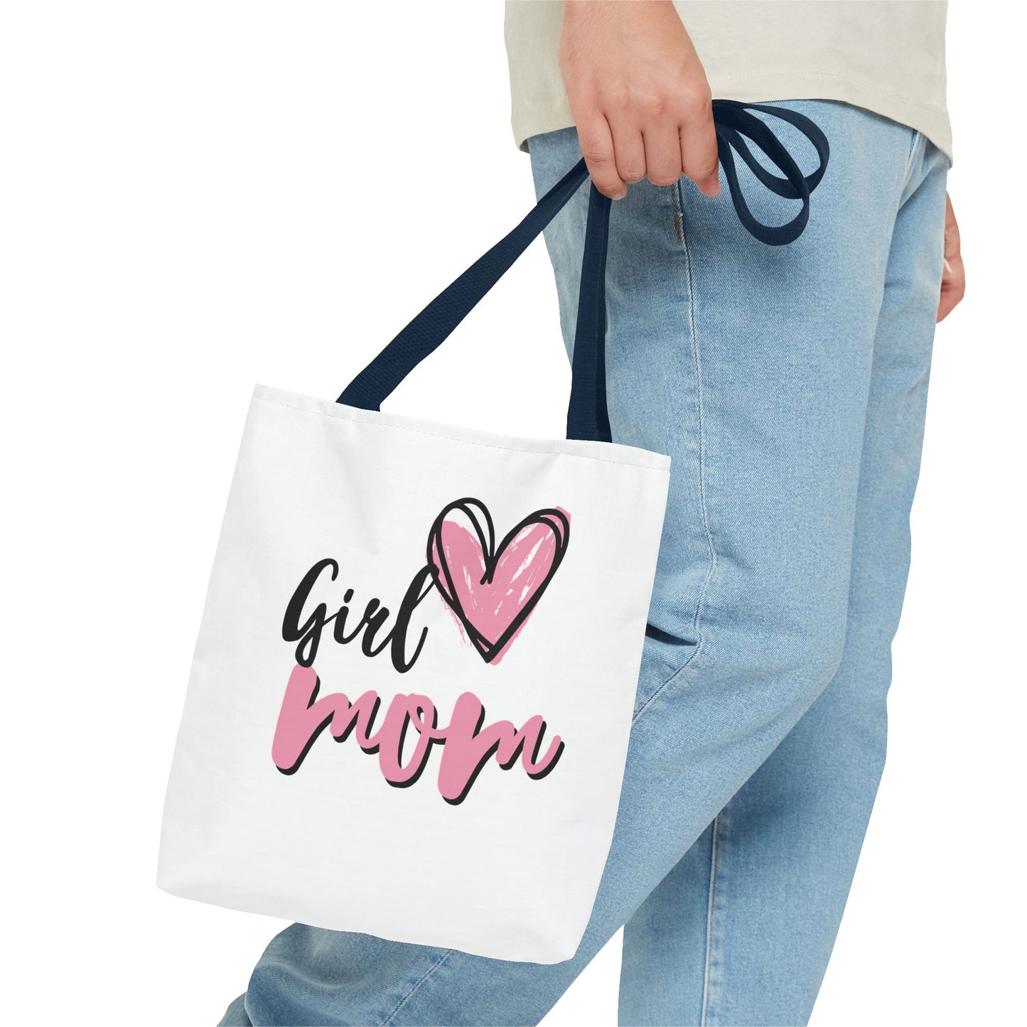 Girl Mom Tote Bag - Stylish Everyday Tote for Proud Moms