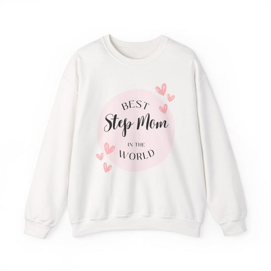 Best Step Mom Crewneck Sweatshirt – Cozy Gift for Step Moms