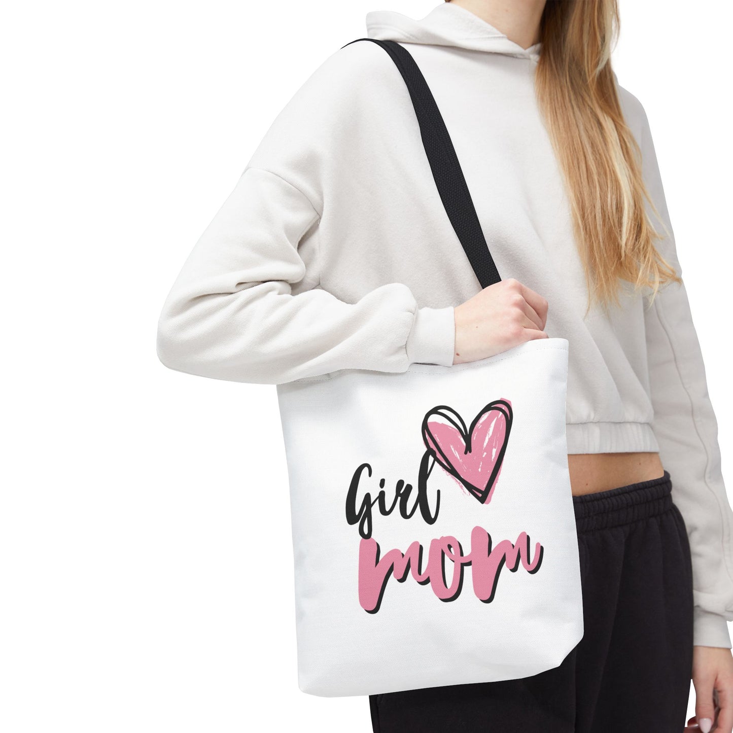 Girl Mom Tote Bag - Stylish Everyday Tote for Proud Moms