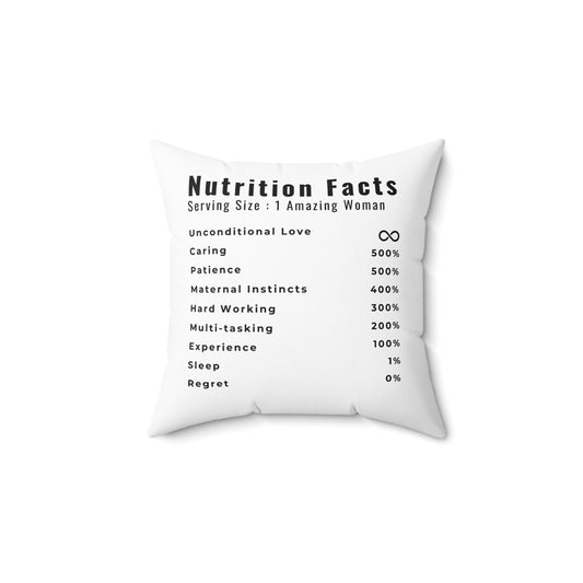 Spun Polyester Square Pillow