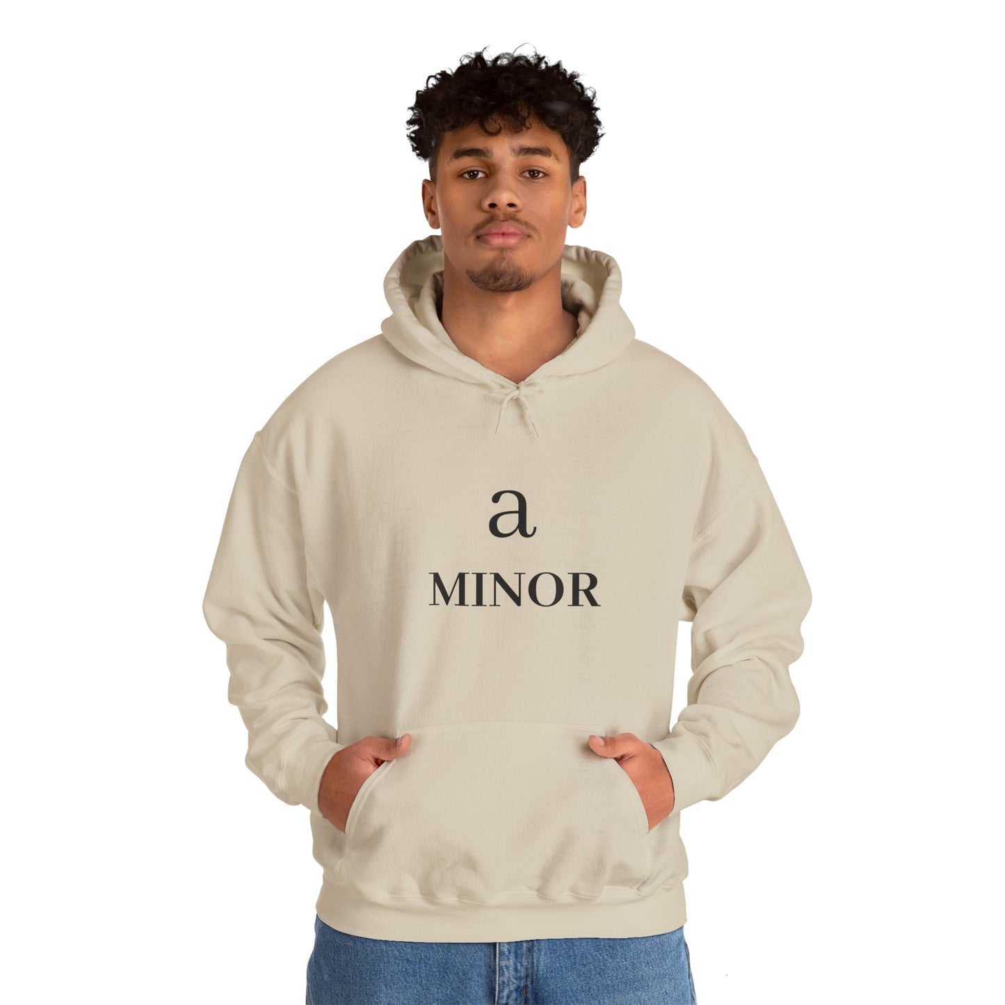 Unisex Heavy Blend Hoodie - 'a minor'  Design