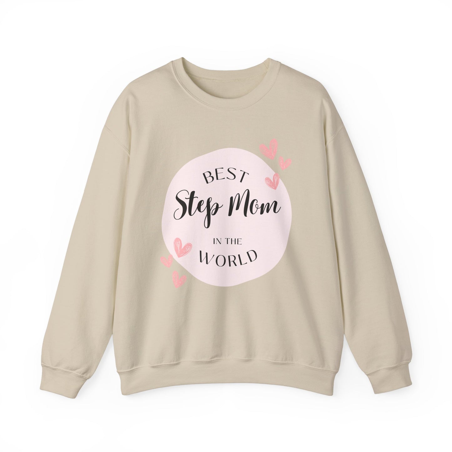 Best Step Mom Crewneck Sweatshirt – Cozy Gift for Step Moms