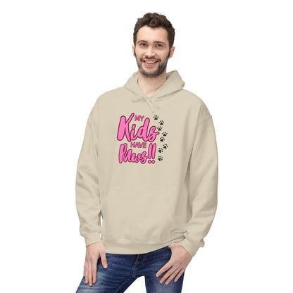 Unisex Midweight Softstyle Fleece Hoodie My Kids have Paws