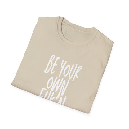 Be Your Own Hero Unisex Softstyle T-Shirt, Casual Graphic Tee, Comfortable Daily Wear, Great for Gifting, Perfect for Holidays