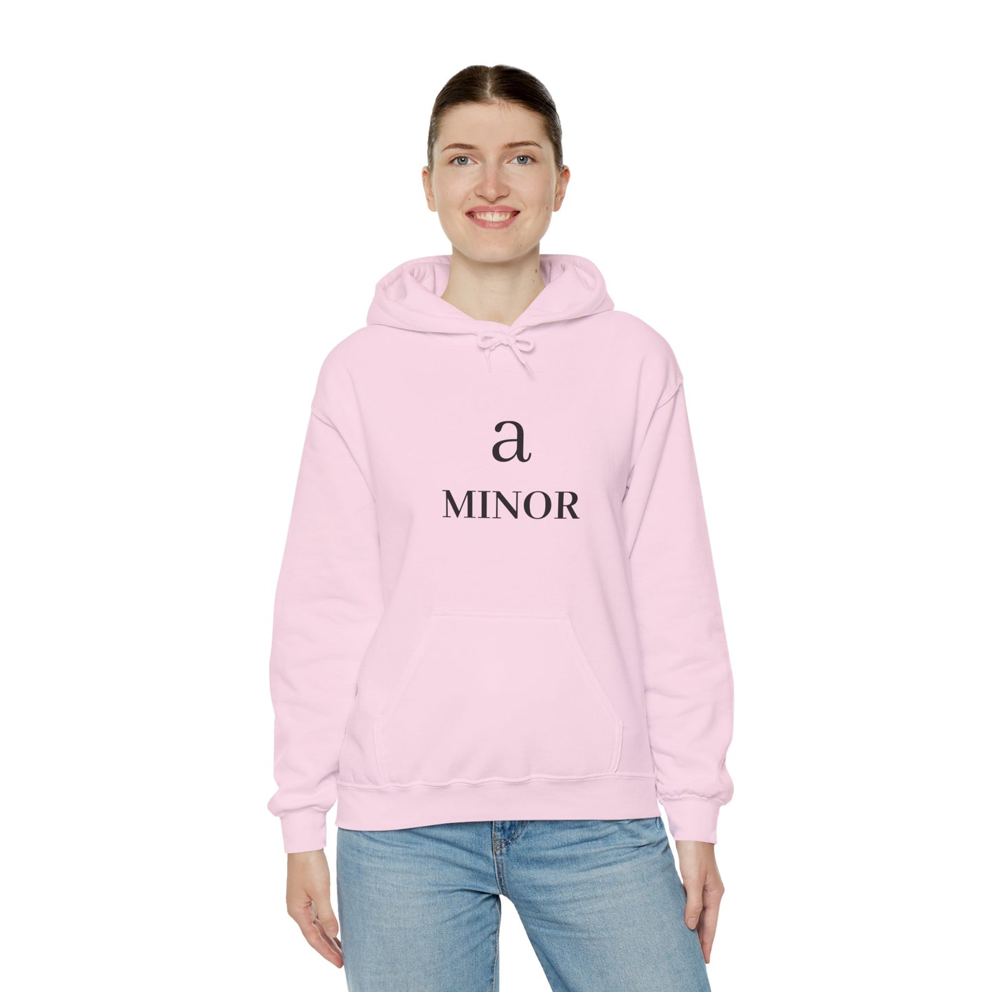 Unisex Heavy Blend Hoodie - 'a minor'  Design