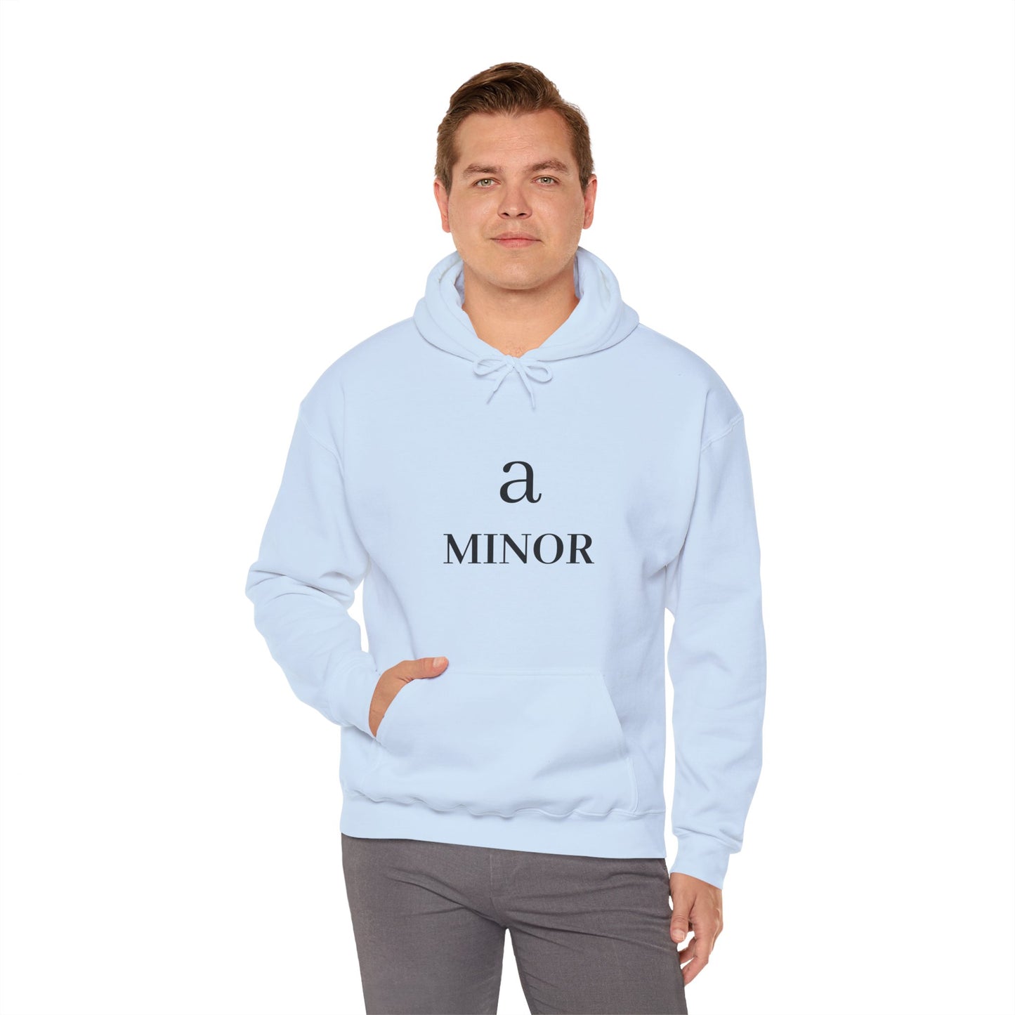 Unisex Heavy Blend Hoodie - 'a minor'  Design
