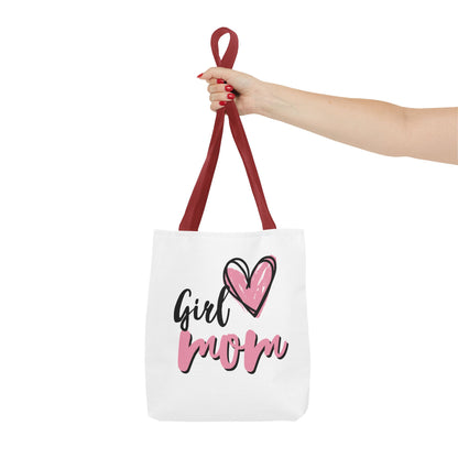 Girl Mom Tote Bag - Stylish Everyday Tote for Proud Moms