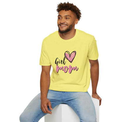 Girl Love Mom T-Shirt | Unisex Softstyle Tee for Mother's Day