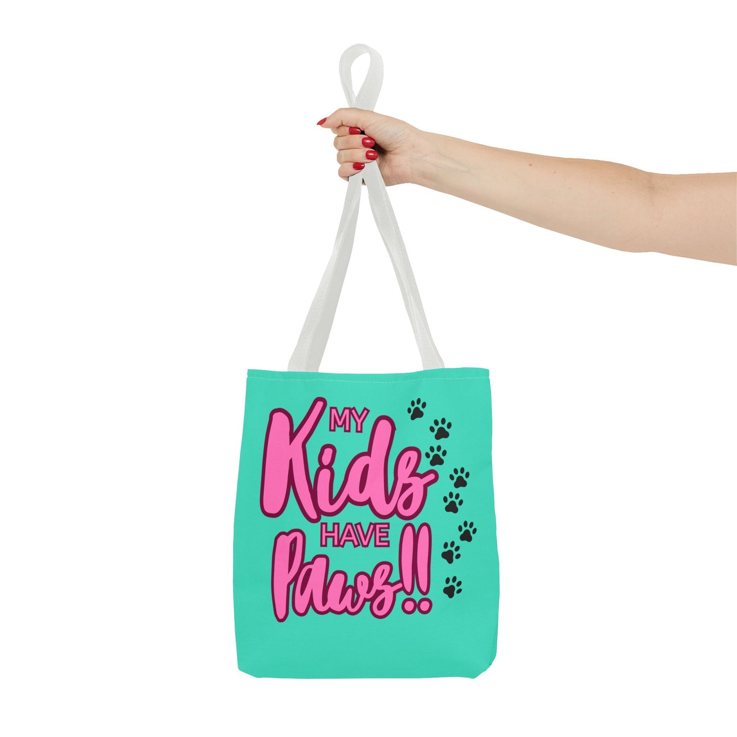 Tote Bag 13x13 My Kids Have Paws Mother