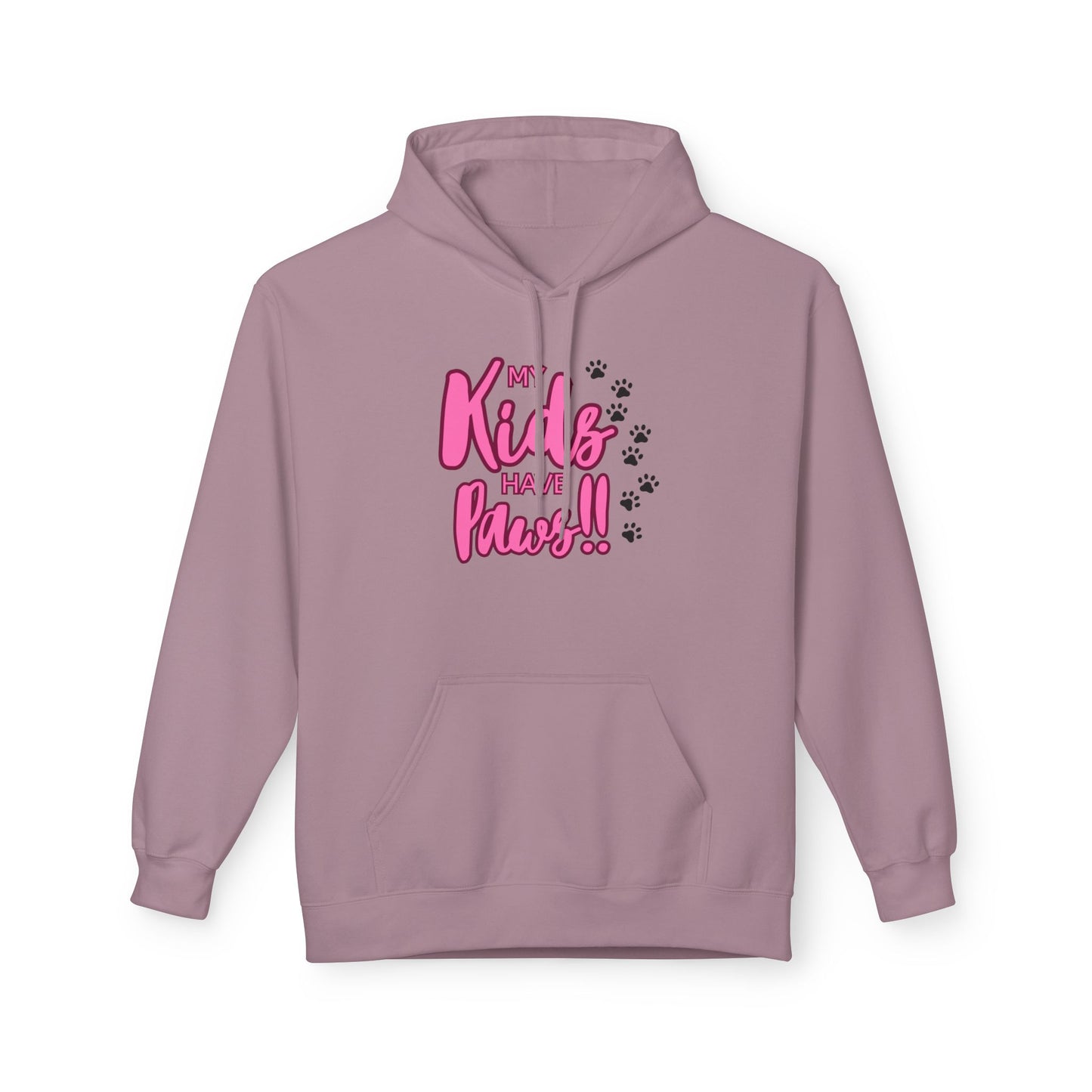 Unisex Midweight Softstyle Fleece Hoodie My Kids have Paws