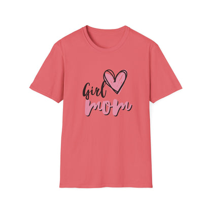 Girl Love Mom T-Shirt | Unisex Softstyle Tee for Mother's Day