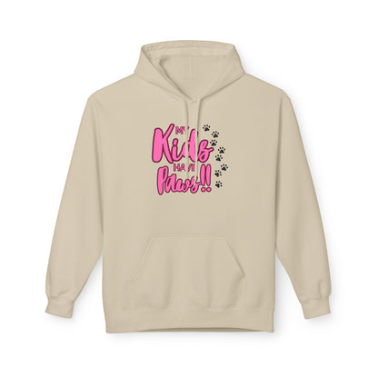 Unisex Midweight Softstyle Fleece Hoodie My Kids have Paws