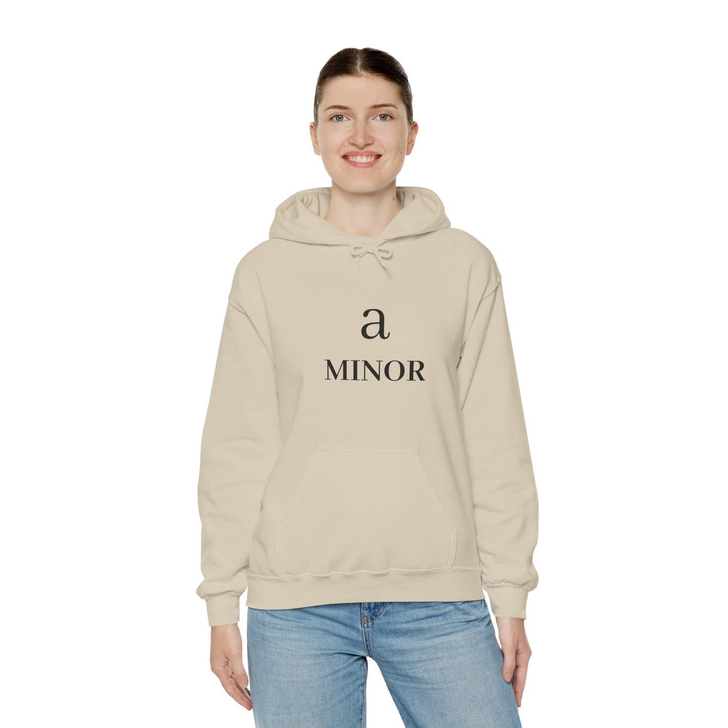Unisex Heavy Blend Hoodie - 'a minor'  Design