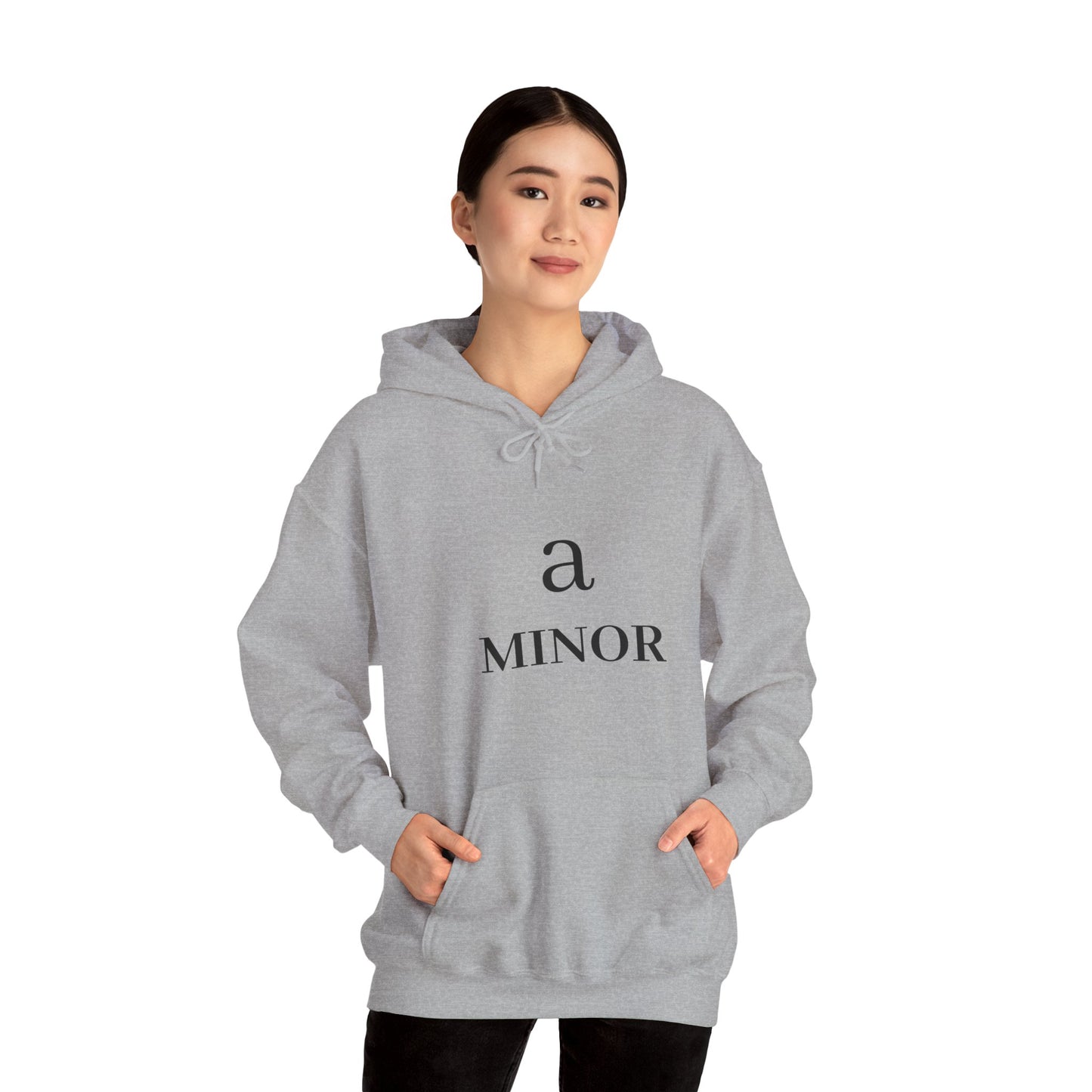 Unisex Heavy Blend Hoodie - 'a minor'  Design