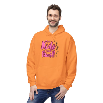 Unisex Midweight Softstyle Fleece Hoodie My Kids have Paws