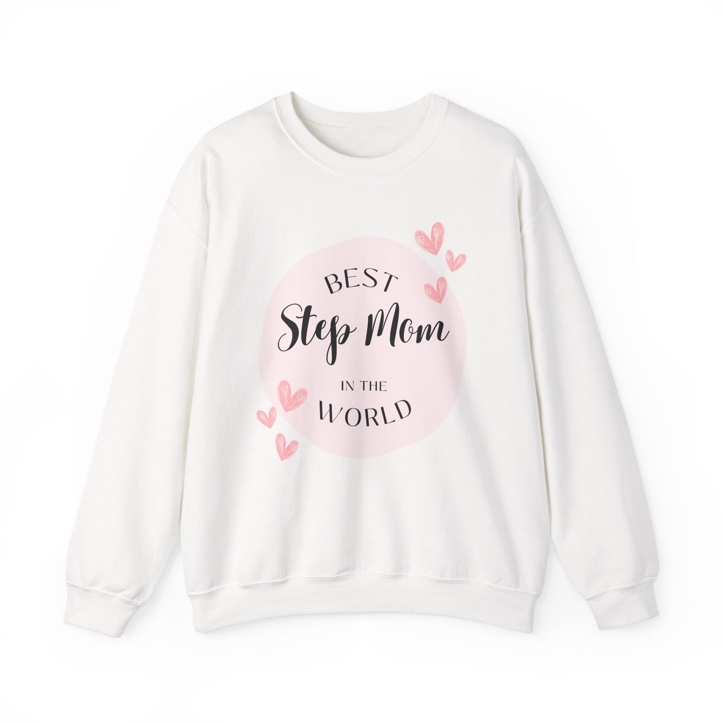 Best Step Mom Crewneck Sweatshirt – Cozy Gift for Step Moms