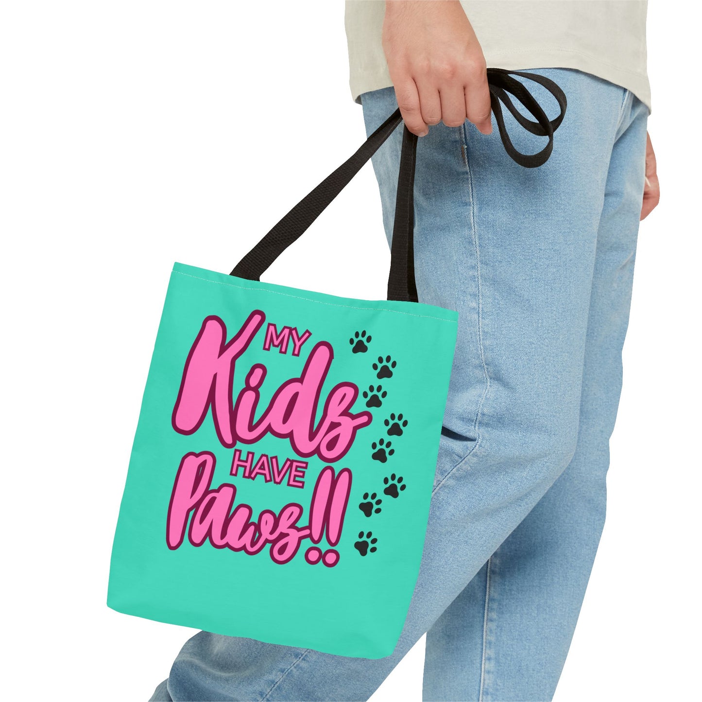 Tote Bag 13x13 My Kids Have Paws Mother