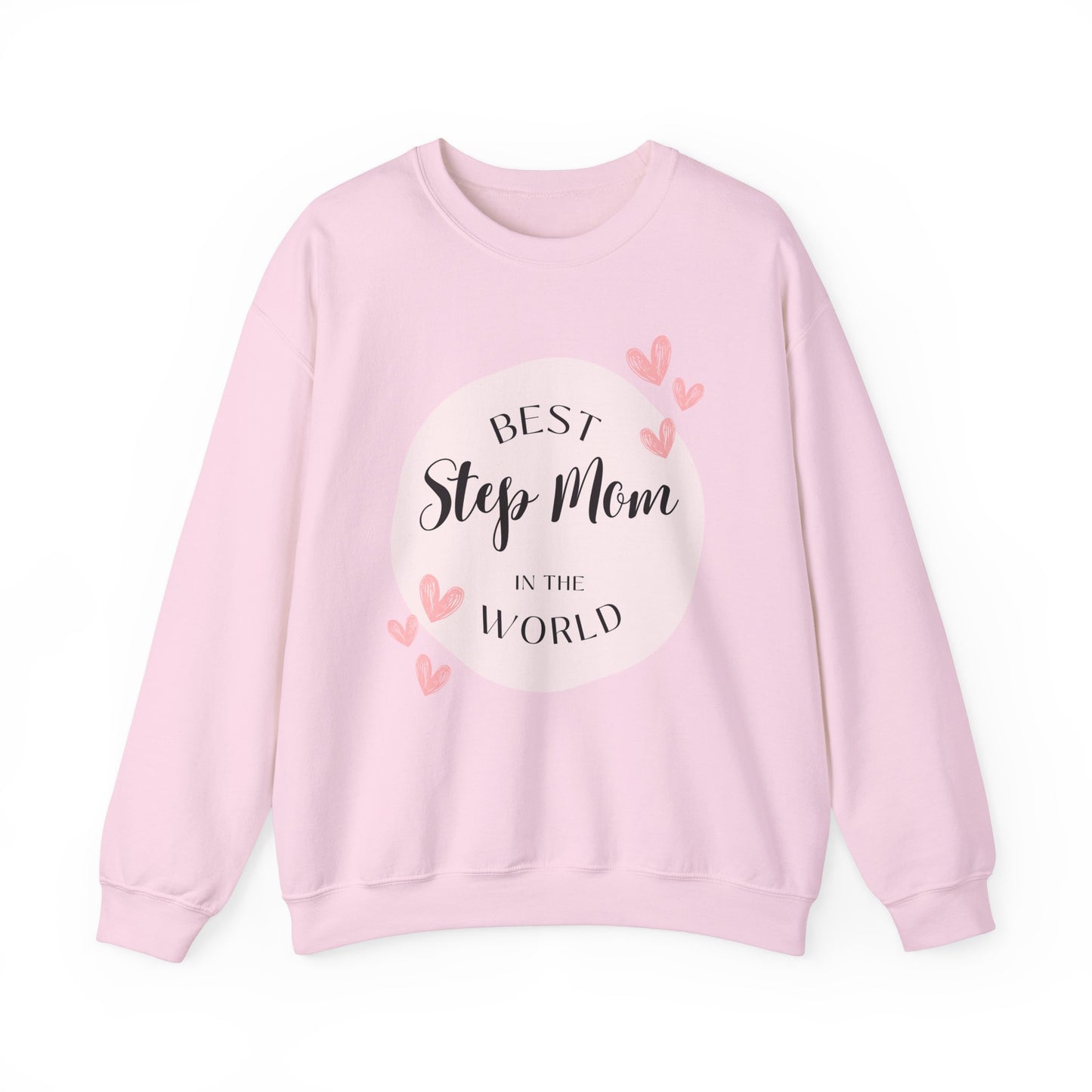 Best Step Mom Crewneck Sweatshirt – Cozy Gift for Step Moms