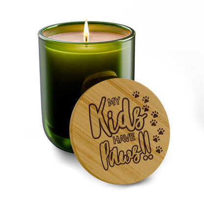 Scented Soy Candle, 14oz  My Kids Have Paws (Engraving)