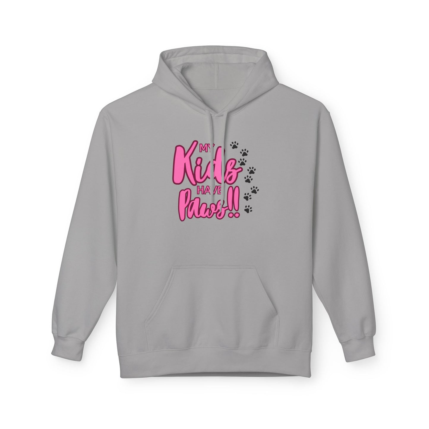 Unisex Midweight Softstyle Fleece Hoodie My Kids have Paws