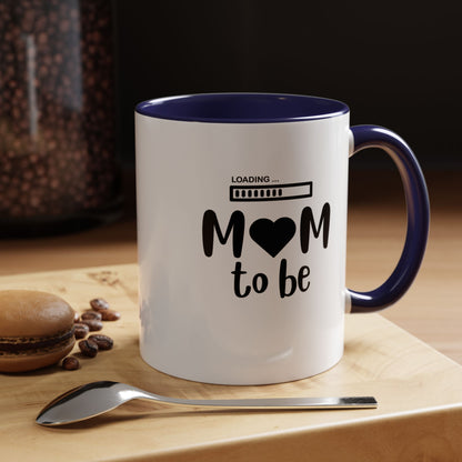 Mom To Be Accent Coffee Mug - Perfect Gift for Expecting Mothers