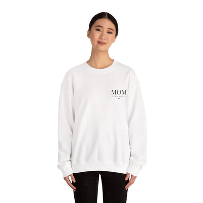 Mom Life Crewneck Sweatshirt - Cozy Unisex Pullover for Mother's Day