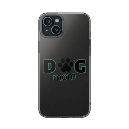 Dog Mom Clear Phone Case - Perfect Gift for Pet Lovers
