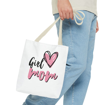 Girl Mom Tote Bag - Stylish Everyday Tote for Proud Moms