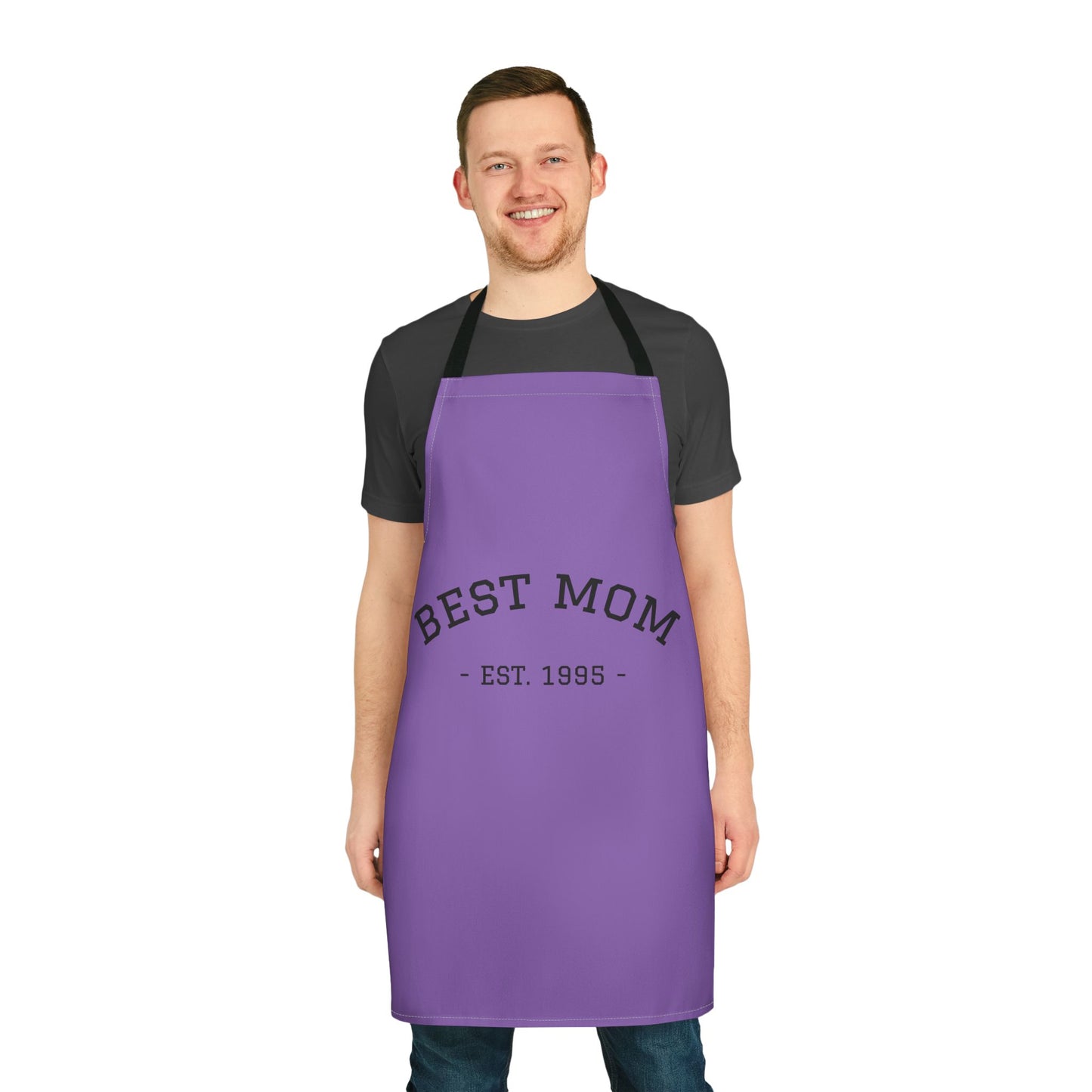 Mom's Kitchen Apron - Best Mom Established 1995