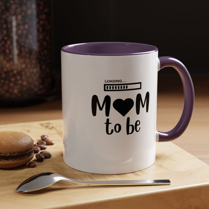 Mom To Be Accent Coffee Mug - Perfect Gift for Expecting Mothers
