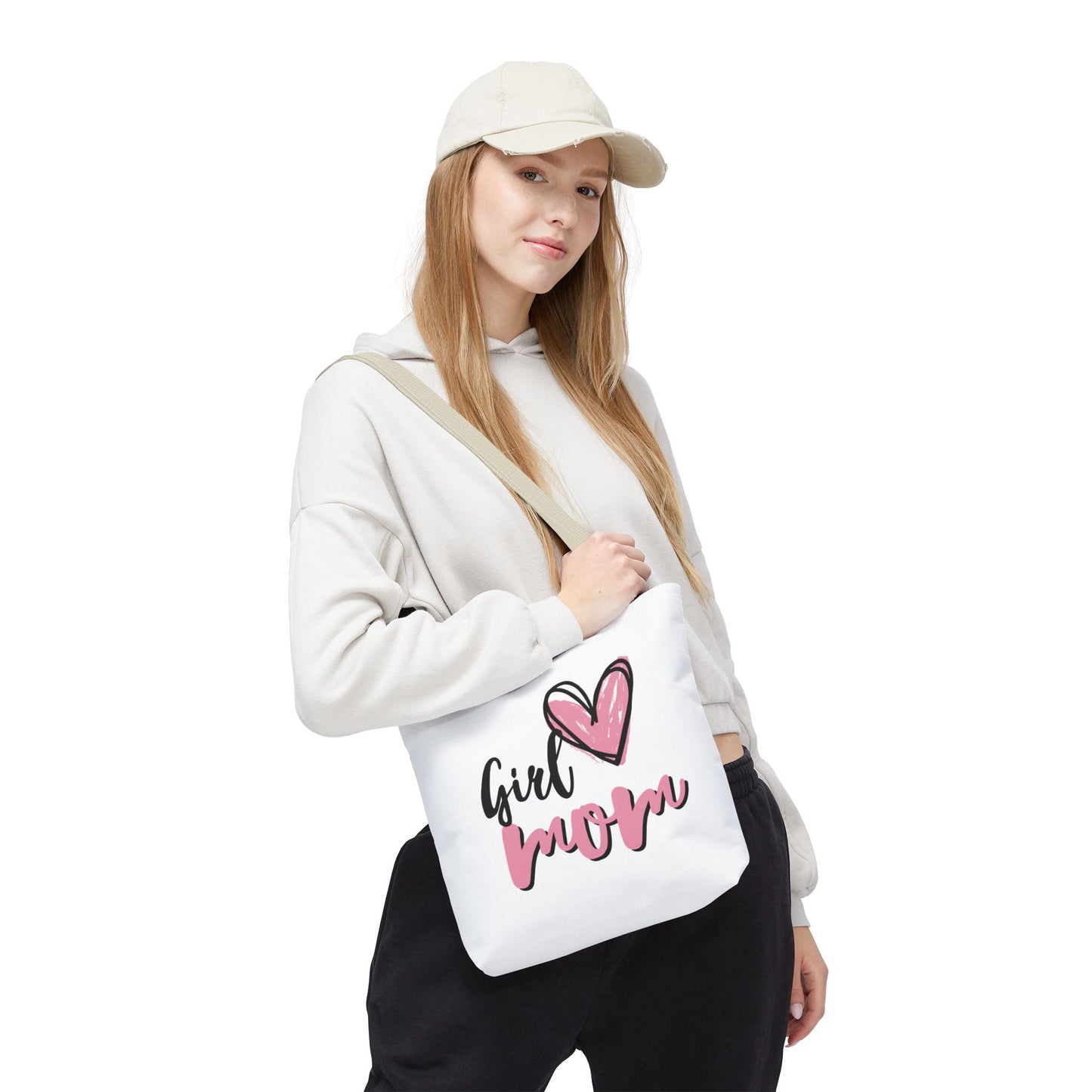 Girl Mom Tote Bag - Stylish Everyday Tote for Proud Moms
