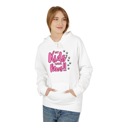 Unisex Midweight Softstyle Fleece Hoodie My Kids have Paws