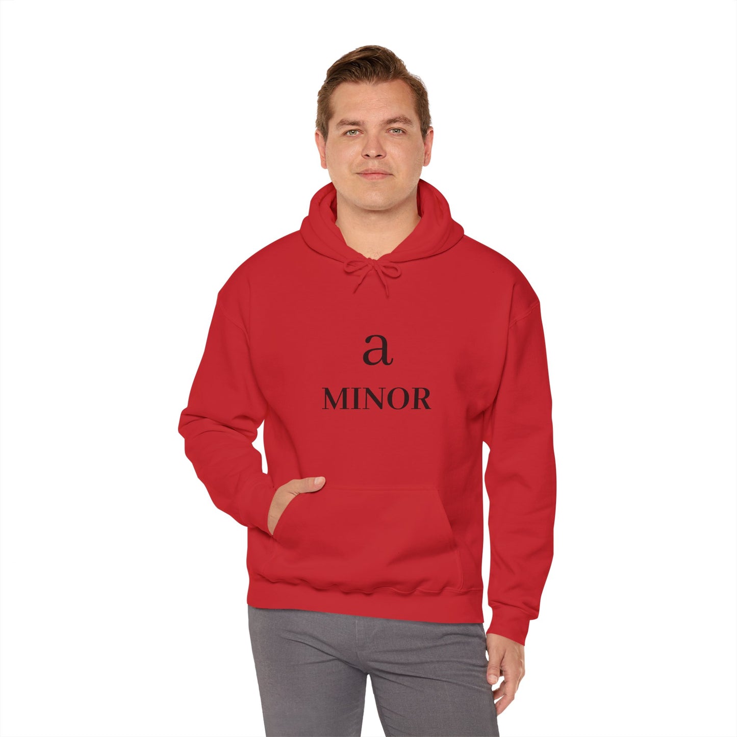 Unisex Heavy Blend Hoodie - 'a minor'  Design
