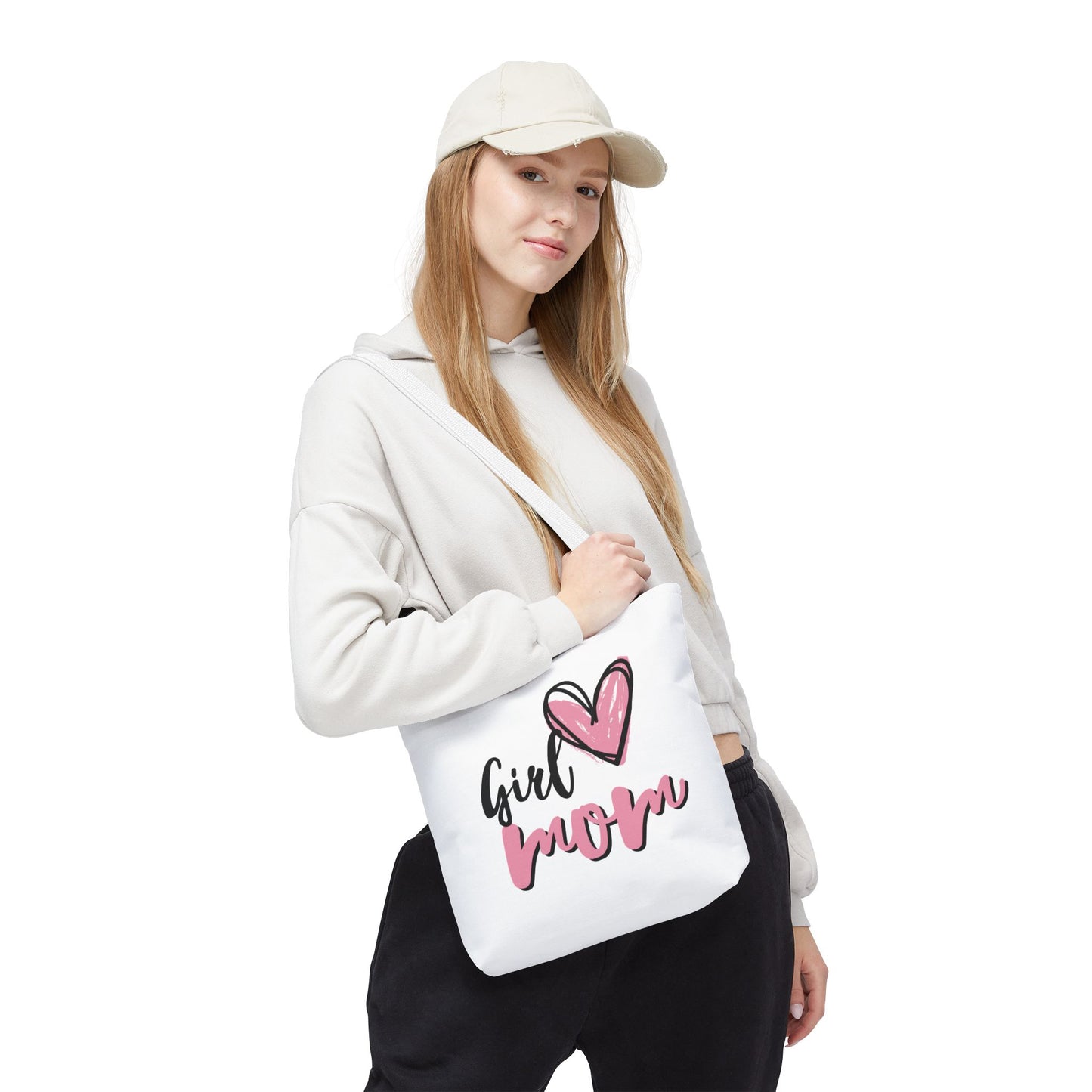 Girl Mom Tote Bag - Stylish Everyday Tote for Proud Moms