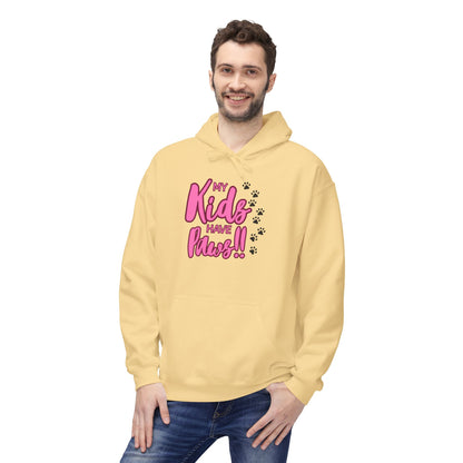 Unisex Midweight Softstyle Fleece Hoodie My Kids have Paws
