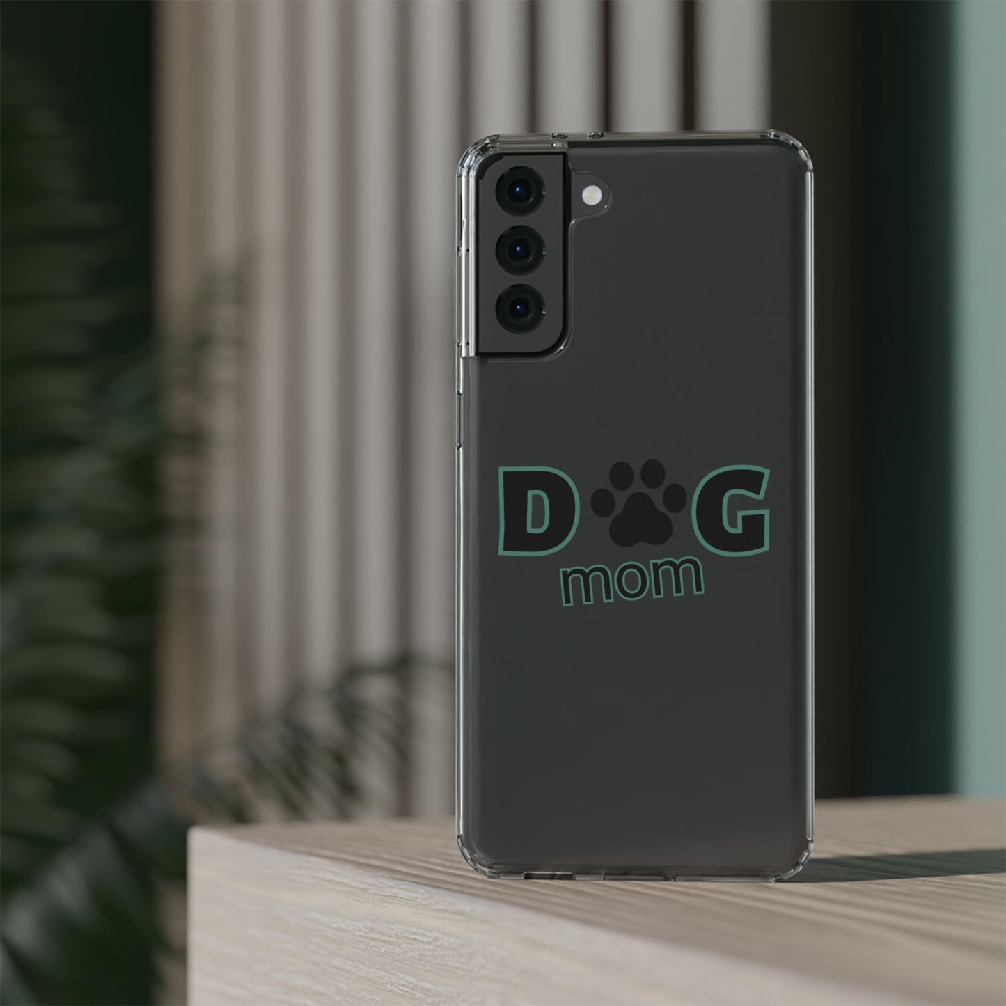 Dog Mom Clear Phone Case - Perfect Gift for Pet Lovers