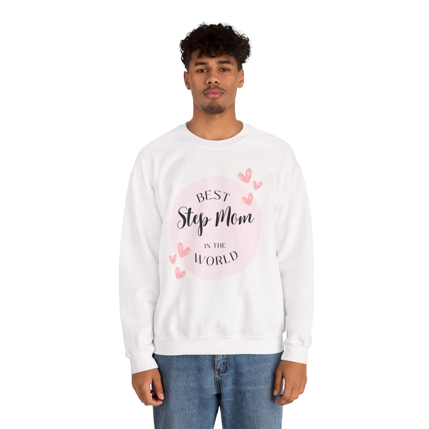 Best Step Mom Crewneck Sweatshirt – Cozy Gift for Step Moms