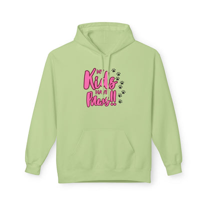 Unisex Midweight Softstyle Fleece Hoodie My Kids have Paws