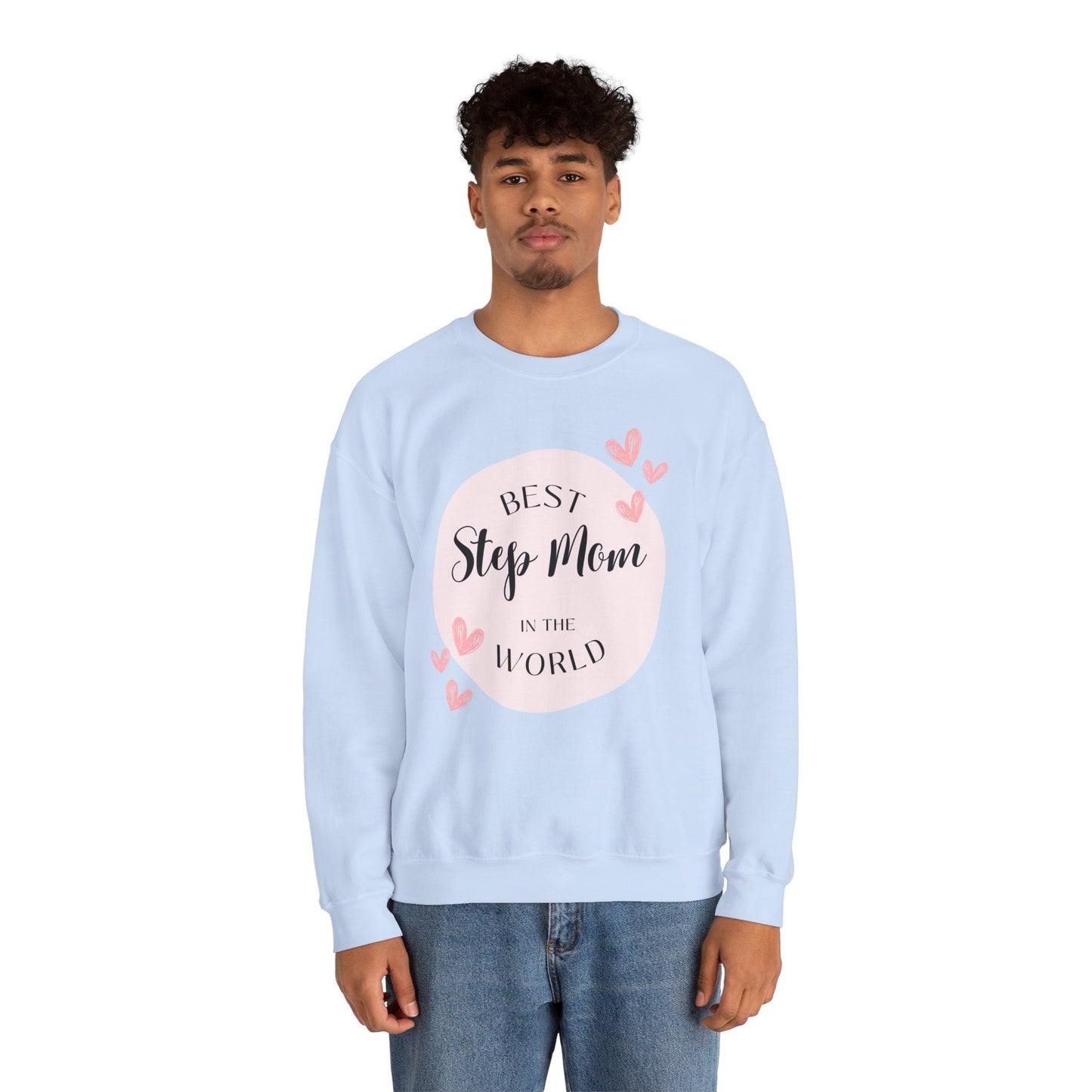 Best Step Mom Crewneck Sweatshirt – Cozy Gift for Step Moms