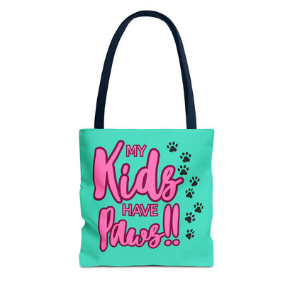 Tote Bag 13x13 My Kids Have Paws Mother