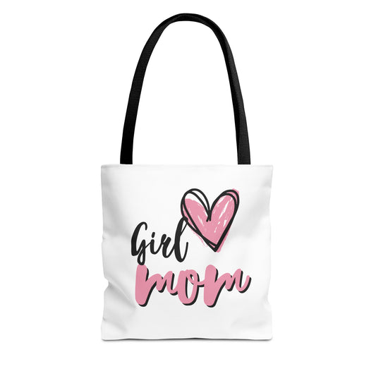 Girl Mom Tote Bag - Stylish Everyday Tote for Proud Moms
