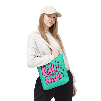 Tote Bag 13x13 My Kids Have Paws Mother