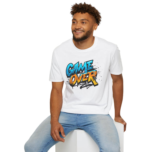 Unisex Softstyle T-Shirt - Gaming Game Over