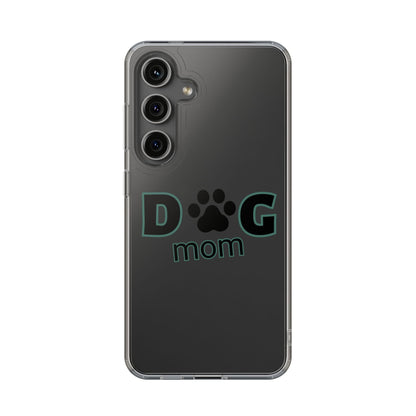 Dog Mom Clear Phone Case - Perfect Gift for Pet Lovers