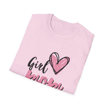 Girl Love Mom T-Shirt | Unisex Softstyle Tee for Mother's Day