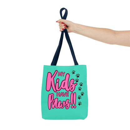 Tote Bag 13x13 My Kids Have Paws Mother